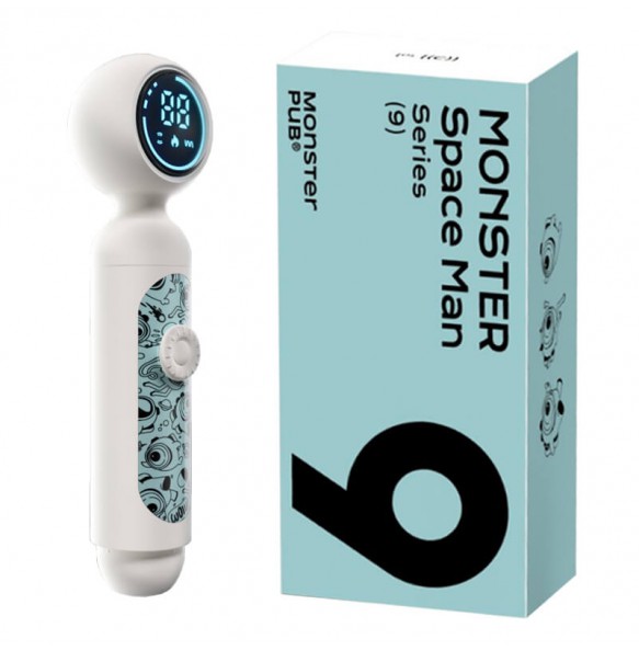 Monster Space Man AV Wand Vibrator (Chargeable - White)